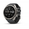 Garmin Fenix 9 Pro – 51mm Tytanowy z Grafitowo/Czarnym Paskiem Silikonowym Smartwatch