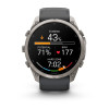 Garmin Fenix 9 Pro – 51mm Tytanowy z Grafitowo/Czarnym Paskiem Silikonowym Smartwatch