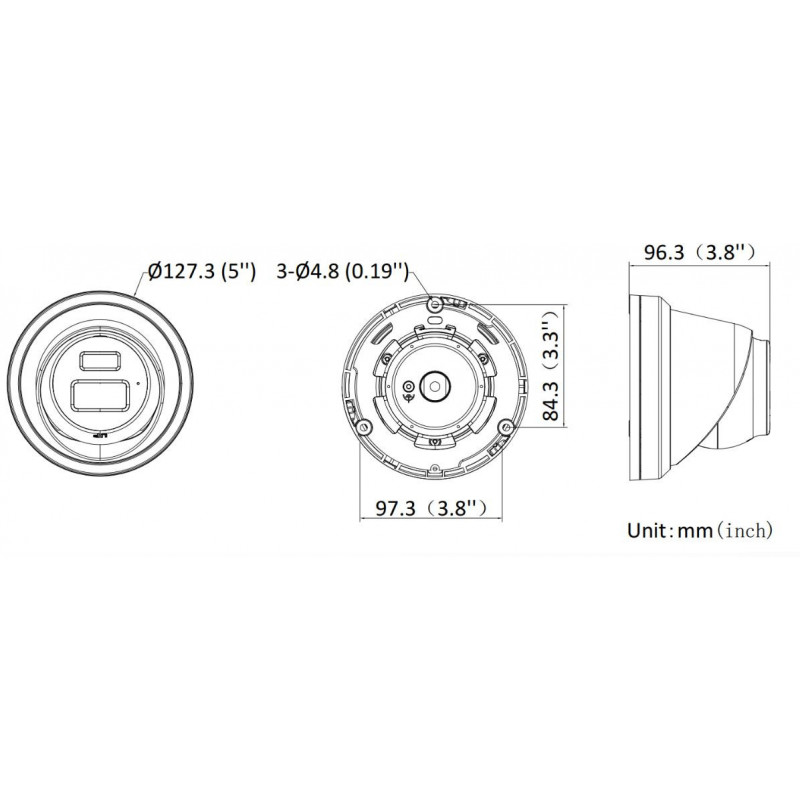 Kamera HIKVISION DS-2CD23126G3-IS2UY/SL(2.8mm)(eF) czarna Turret 12MP EasyIP 4.0 Plus (DS-2CD23126G3-IS2UY/SL(2.8)(eF)BLACK)