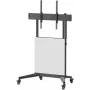 Mobilny stojak na telewizor Manhattan na kółkach, 50–100 inch, 35–80 kg, regulacja wysokości Lift&Lock, czarny (462730)