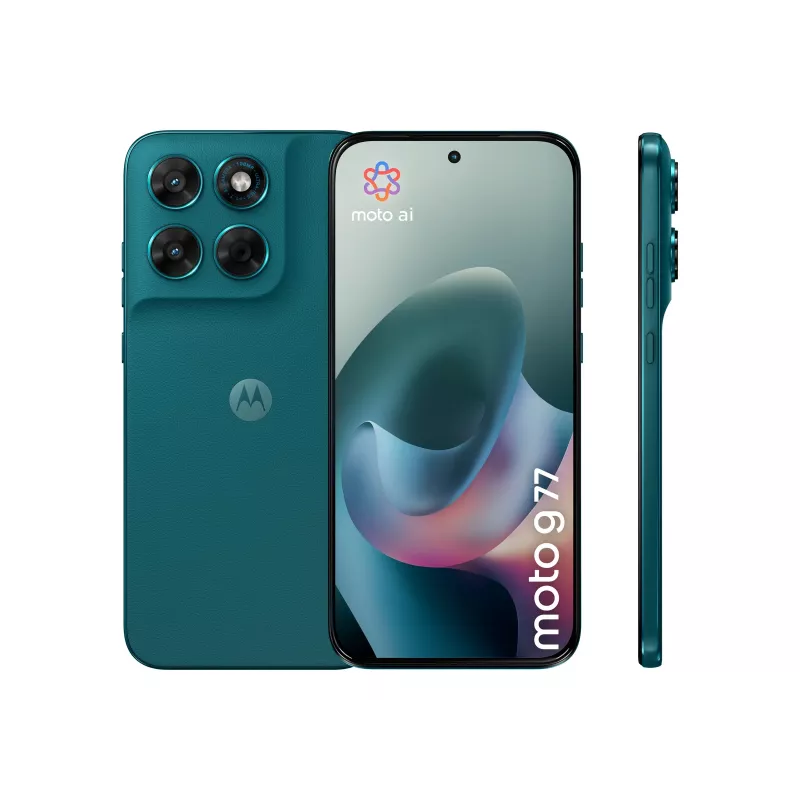 Smartfon Motorola G77 8GB/128GB, 6,78 inch pOLED, 5200 mAh, IP64, Dual SIM, Pantone Shaded Spruce (XT2621-2)