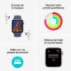 Apple Watch SE (GPS) 40 mm, koperta z aluminium w kolorze północy z paskiem sportowym w kolorze północy – S/M