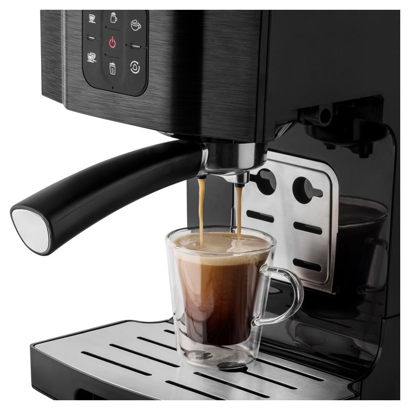 Ekspres do kawy półautomatyczny Sencor SES 4040BK, 1450 W, 20 bar, 1,4 l, czarny