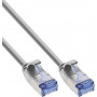 InLine Slim Cat6a U/FTP kabel patch RJ45, 1 m, szary