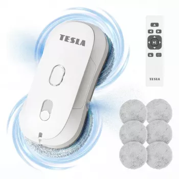 Robot do mycia okien Tesla RoboStar W400 Pro z obrotowymi mopami (ROBW400WHTPRO)