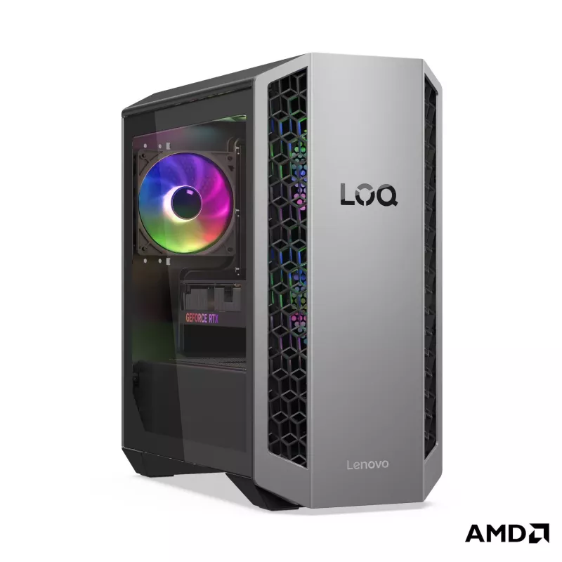 Komputer stacjonarny Lenovo LOQ Tower 26ADR10 - AMD Ryzen 7 8745HX, 32GB RAM, 1TB SSD, NVIDIA GeForce RTX 5050 8GB, Windows 11 Home