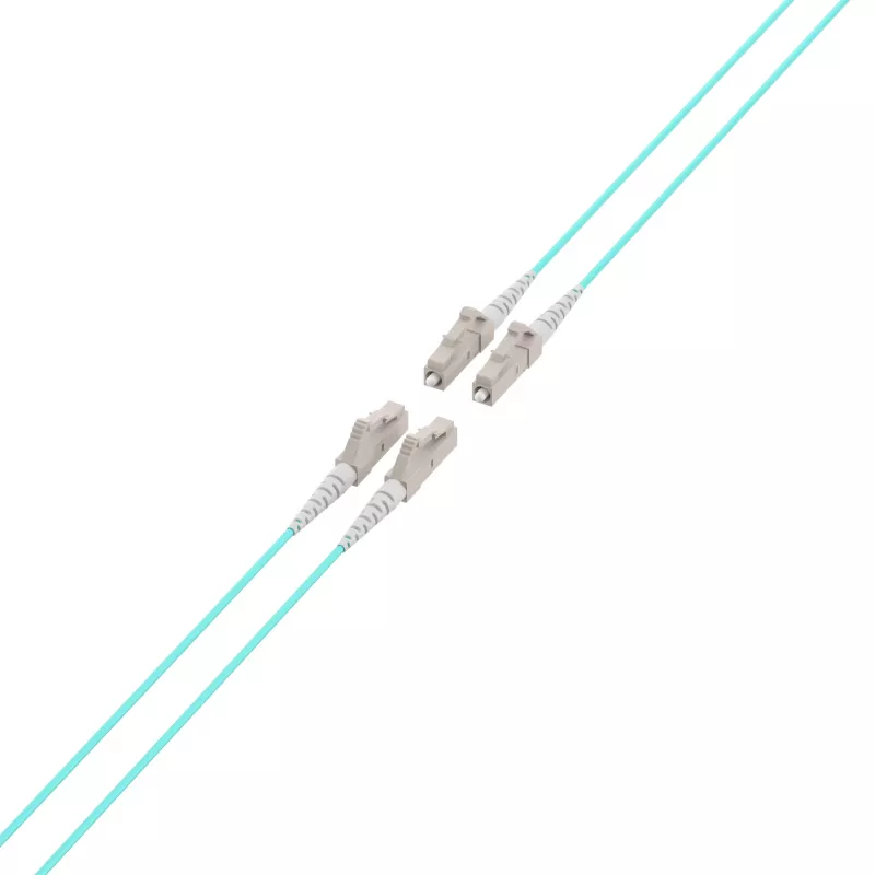 EFB-Elektronik OM3 kabel magistralny U-DQ(ZN)BH, 4 włókna, 1x4 LC-LC, 30 m, Dca, LSZH (O8303S30OM3)