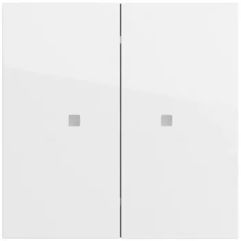 Gira OneKNX System 70 Przycisk wahliwy, 2-krotny, Czysta Biel (517370)