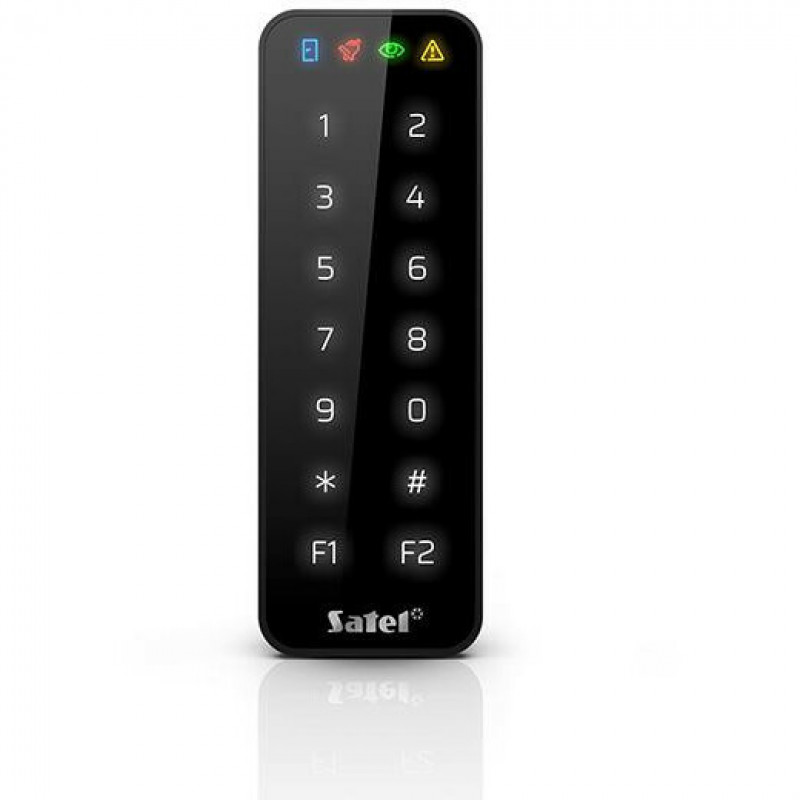 Klawiatura Satel SO-MF5-B z czytnikiem kart zbliżeniowych MIFARE, czarna