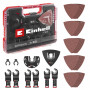 Einhell 708136 Zestaw akcesoriów do narzędzia wielofunkcyjnego, 35 elementów, w walizce XL-PLUS-CASE