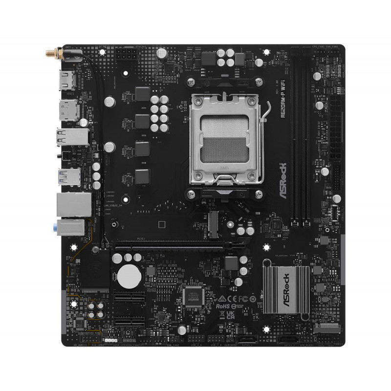 ASRock A620AM-P WIFI płyta główna, AMD A620A, gniazdo AM5, microATX
