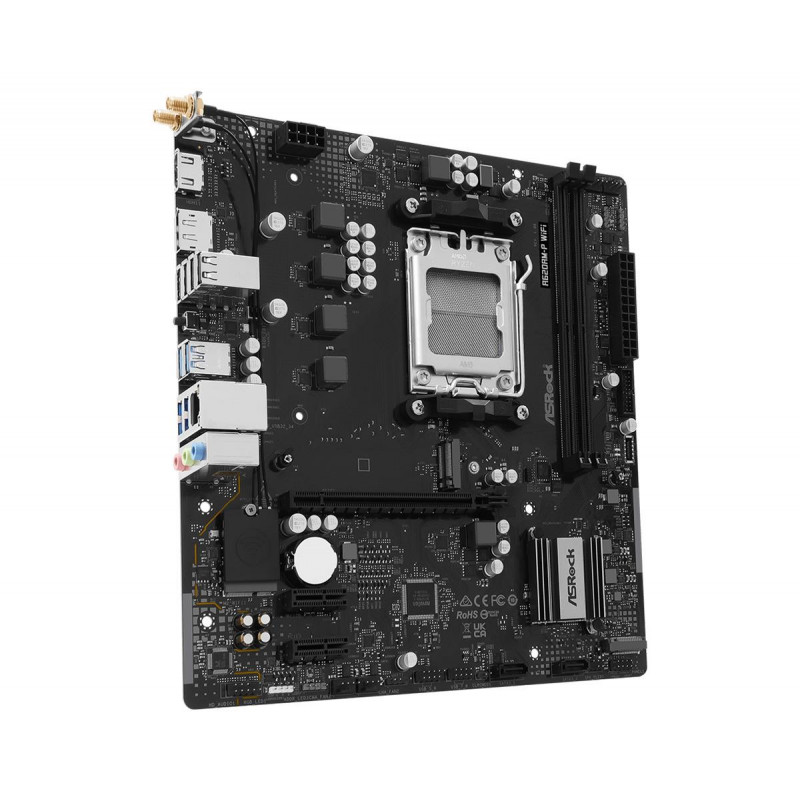 ASRock A620AM-P WIFI płyta główna, AMD A620A, gniazdo AM5, microATX