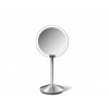 simplehuman Składane lusterko z czujnikiem, 12 cm, akumulatorowe, szczotkowana stal nierdzewna