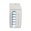 EFB Elektronik skrzynka światłowodowa na szynę DIN OS2 G652D, 12x pigtail LC, 6x adapter LC duplex (BHS70921.12)