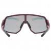Okulary rowerowe Uvex Sequenze CV, Cranberry Matt / Mirror Red