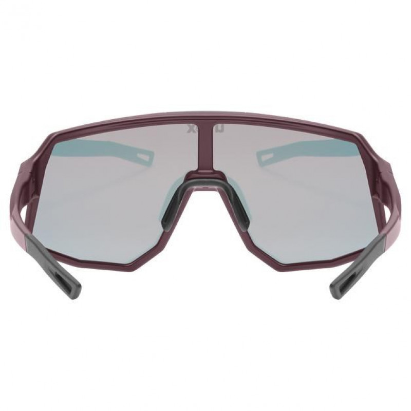 Okulary rowerowe Uvex Sequenze CV, Cranberry Matt / Mirror Red
