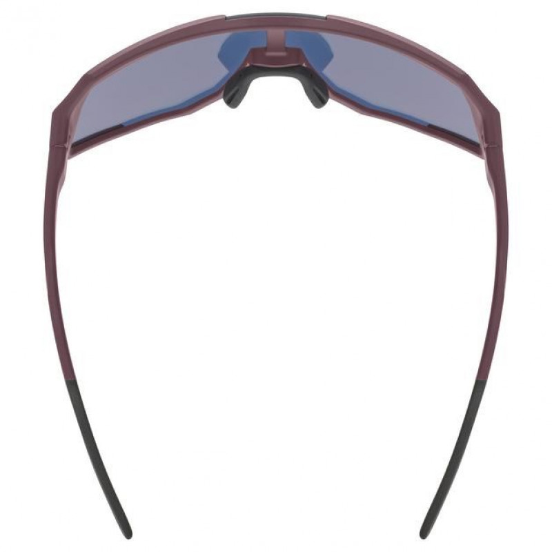 Okulary rowerowe Uvex Sequenze CV, Cranberry Matt / Mirror Red