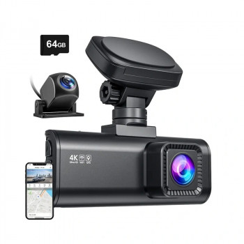 REDTIGER F7N (64G) WiFi 4K + 1080p Wideorejestrator