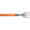Kabel instalacyjny DIGITUS Cat7 S/FTP, B2ca, AWG 23/1, LSZH, 100 m, pomarańczowy
