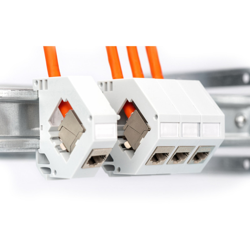 Kabel instalacyjny DIGITUS Cat7 S/FTP, B2ca, AWG 23/1, LSZH, 100 m, pomarańczowy