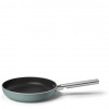 Patelnia Smeg FPF2802EGM, 28 cm, ceramiczna, stalowy uchwyt, szmaragdowa zieleń