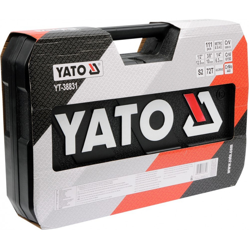 Zestaw narzędzi mechanicznych Yato YT-38831, 111 narzędzi
