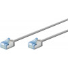 Goobay Slim Cat6a U/FTP Patch Kabel RJ45, 1 m, szary