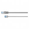 Goobay Slim Cat6a U/FTP Patch Kabel RJ45, 1 m, szary