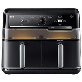 Braun TD5053IBK Frytkownica beztłuszczowa z dwoma koszami, 5 + 5 l