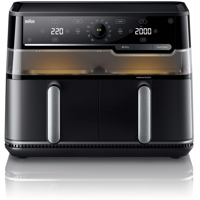 Braun TD5053IBK Frytkownica beztłuszczowa z dwoma koszami, 5 + 5 l