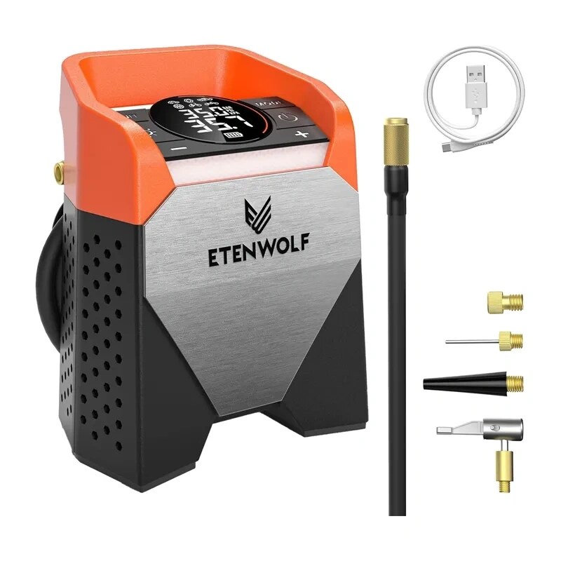 Etenwolf S5 Bezprzewodowa Pompka do Opon, 11,03 bar, 15 600 mAh