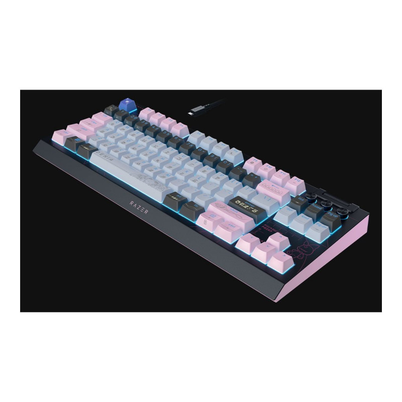 Razer BlackWidow V4 Tenkeyless HyperSpeed Bezprzewodowa Klawiatura Gamingowa, US, Orange Switch, Wuthering Waves Edition