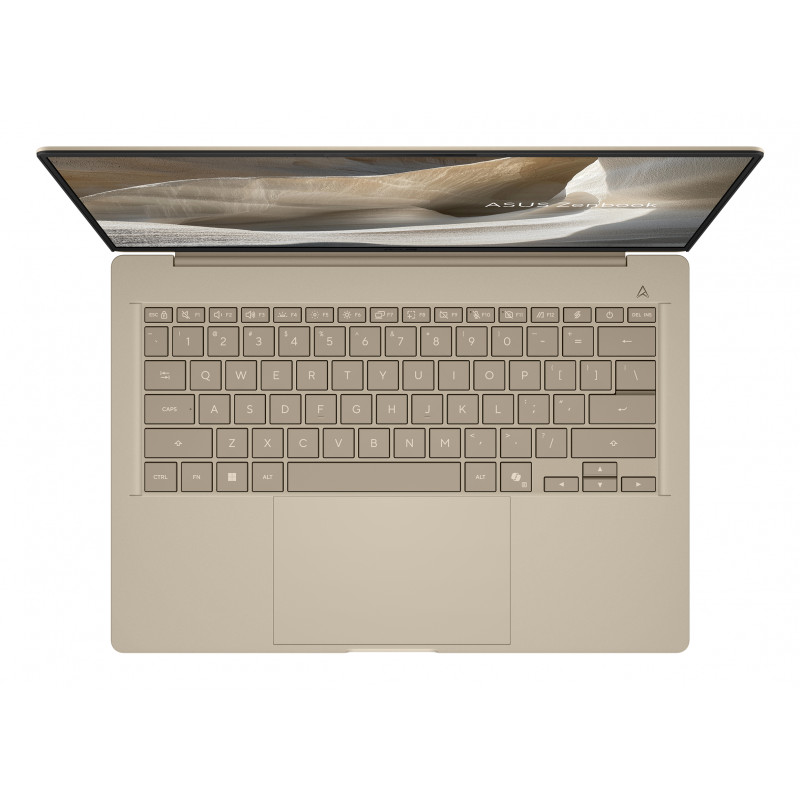 ASUS Zenbook A14 UX3407QA-QD498W 14 inch WUXGA Notebook - Qualcomm Snapdragon X X1-26-100, 16GB RAM, 1TB SSD, Windows 11 Home, Beżowy