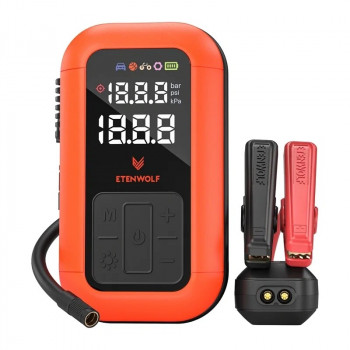 Kompresor samochodowy Etenwolf X6 Pro, 11,03 bar, 8000 mAh, pompka do opon
