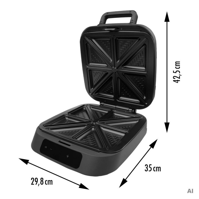 Gastroback 42469 Snack Station 4XL Advanced Opiekacz do kanapek