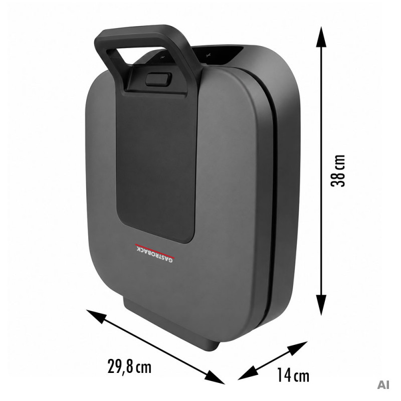 Gastroback 42469 Snack Station 4XL Advanced Opiekacz do kanapek