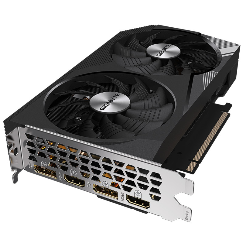 Karta graficzna Gigabyte GeForce RTX 3060 WINDFORCE OC 12G - 12GB GDDR6, 192-bit, PCIe 4.0 x16, 2x HDMI, 2x DisplayPort (GV-N3060WF2OC-12GD)