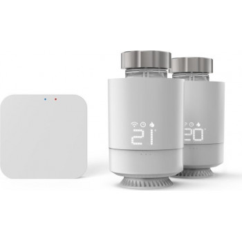 Hama Smart Wi-Fi Sterowanie Ogrzewaniem, 2x Inteligentny Termostat Grzejnikowy + Hub