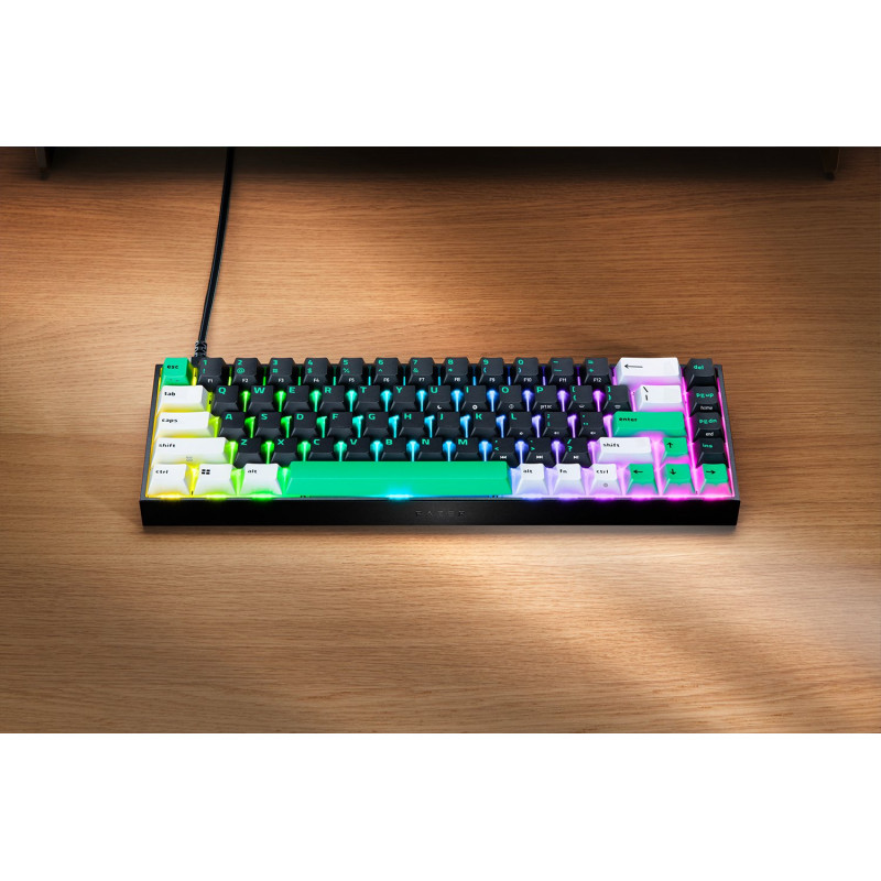 Razer Reclusa X Mini 65% mechaniczna klawiatura gamingowa, przewodowa, US, przełączniki mechaniczne Razer Gen-3 (taktylne), czarna