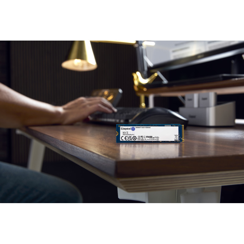 Dysk SSD wewnętrzny Kingston NV3 500GB M.2 2280 PCIe 4.0 x4 NVMe (SNV3S/500GBK)