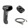 Zebra DS2278-SR Skaner kodów kreskowych zestaw USB ze stacją prezentacyjną i ekranowanym kablem USB, czarny (DS2278-SR7U2100PRW)