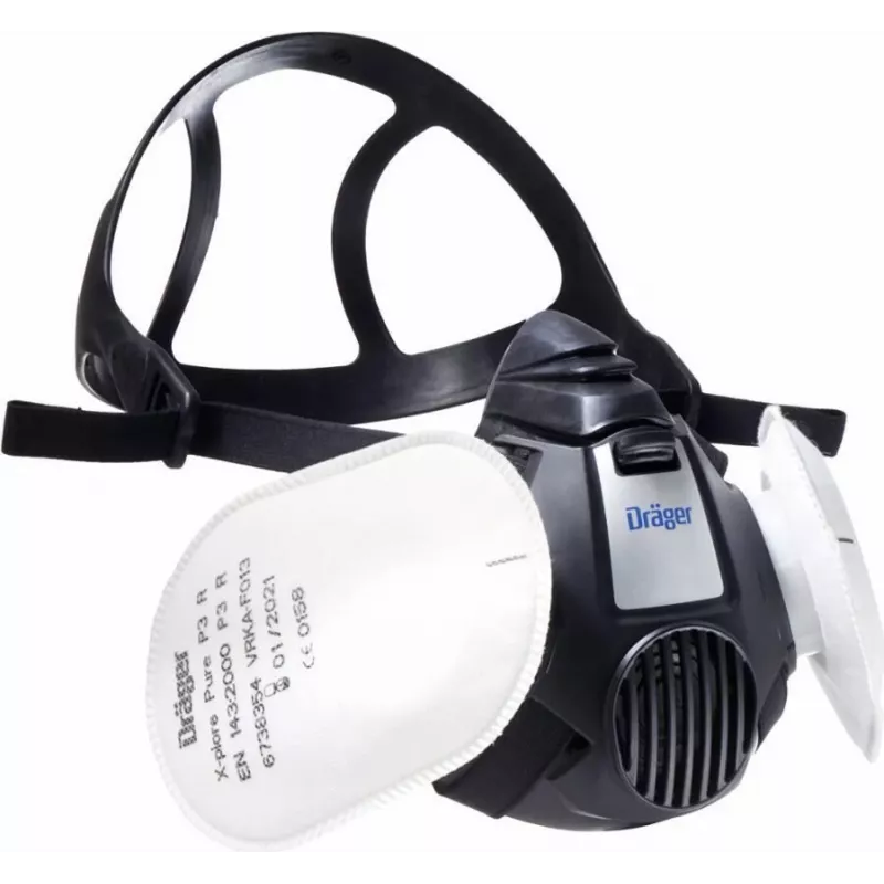 Dräger X-plore 3500 półmaska, zestaw rzemieślnika z 2x FilterPure P3 (R56960)