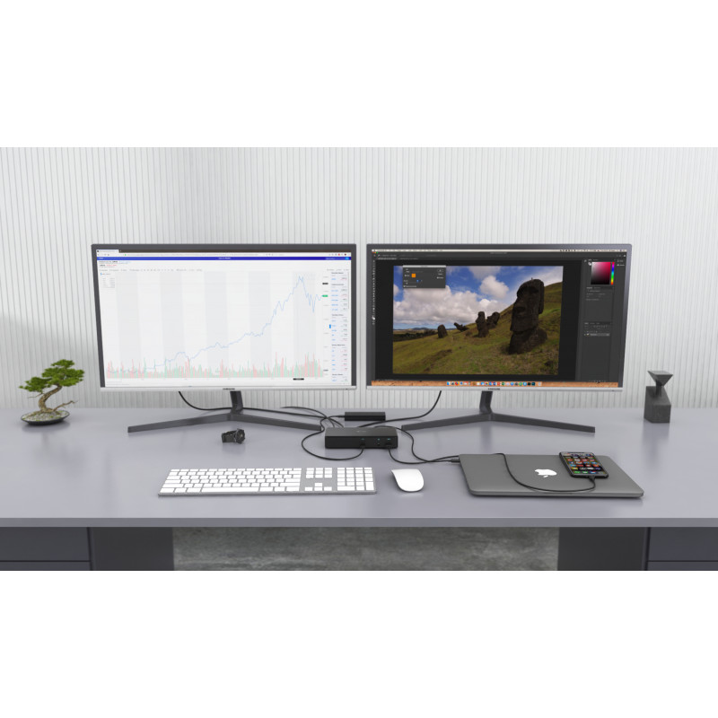 Stacja dokująca i-tec Thunderbolt 3/USB-C Dual DisplayPort 4K z 85W PD
