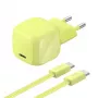 Ładowarka Belkin BOOST Charge USB-C/USB-C 30W PD z PPS, Citrus + kabel USB-C 2 m (WCA008KQ2MGR-B6)