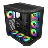 FSP U580 ARGB ATX Ultra Tower Gaming Chassis - Czarny