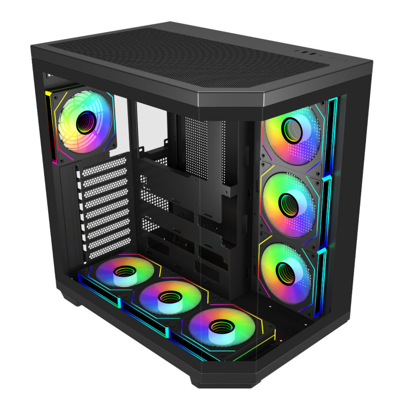 FSP U580 ARGB ATX Ultra Tower Gaming Chassis - Czarny