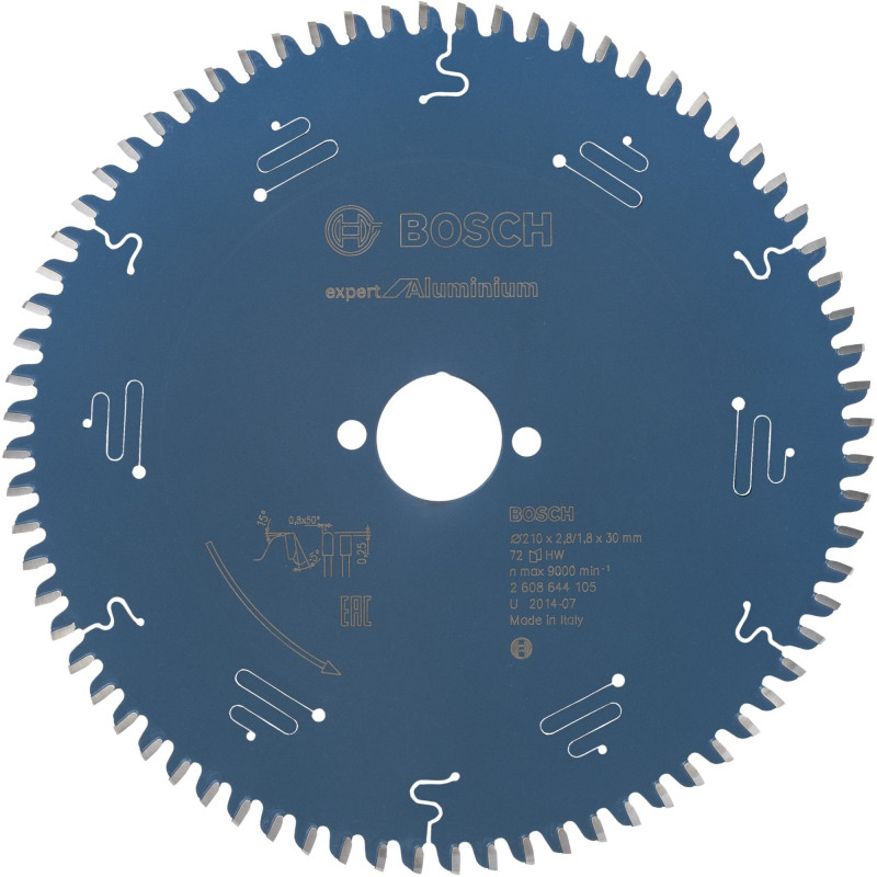 Bosch Expert for Aluminium tarcza do pilarki Ø 210 mm, 72 zęby, otwór 30 mm (2608644105)