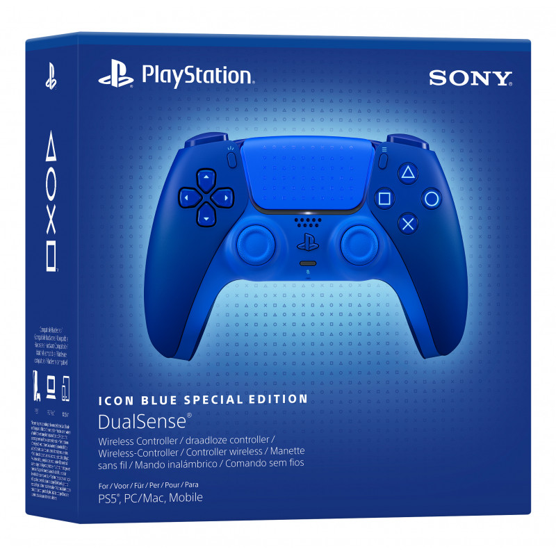 Bezprzewodowy kontroler Sony DualSense – Icon Blue Special Edition (niebieski)