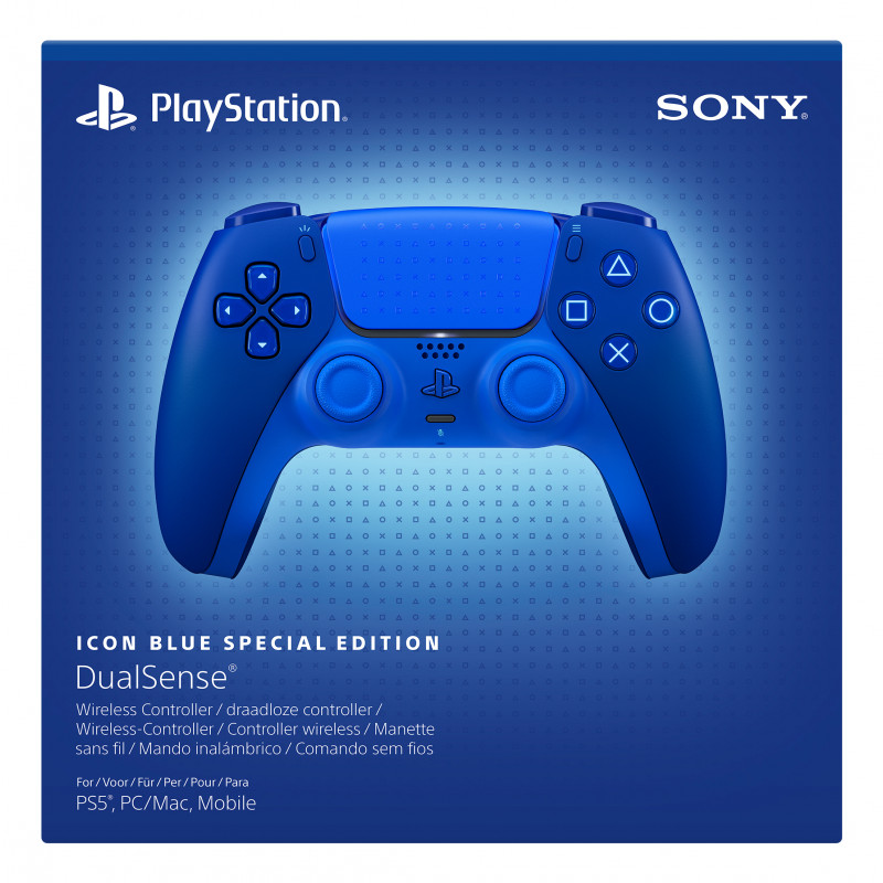 Bezprzewodowy kontroler Sony DualSense – Icon Blue Special Edition (niebieski)