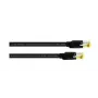Kabel krosowy Cordial Cat5e S/UTP RJ45, 0,3 m, czarny